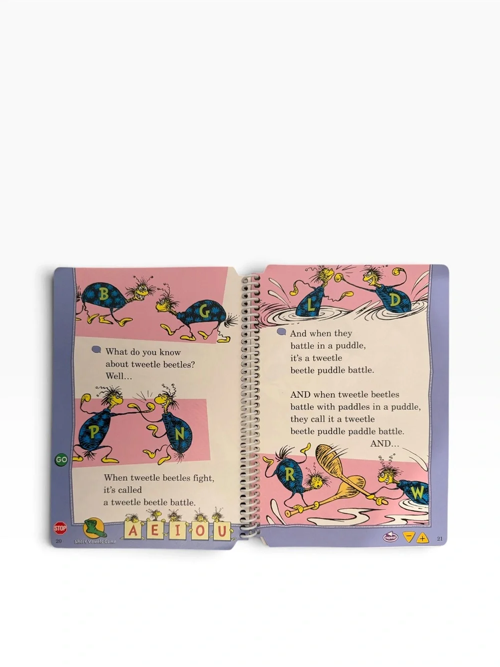Dr. Seuss Fox in Socks 1st Grade LeapPad Book & Cartridge set